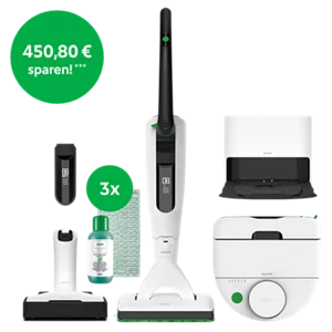 Saugroboter mit Absaugstation