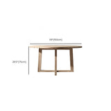 Moderner Outdoor-Esstisch mit Teakholzmaserung