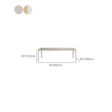 Einfacher Terrassentisch/Outdoor-Bartisch mit Teak- und Steinplatte in Hellgrau/Naturfarbe, rechteckig/rund