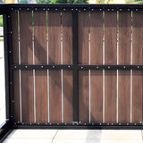 Moderner Outdoor-Esstisch mit Kakaolegierungsgestell