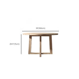 Moderner Outdoor-Esstisch mit Teakholzmaserung