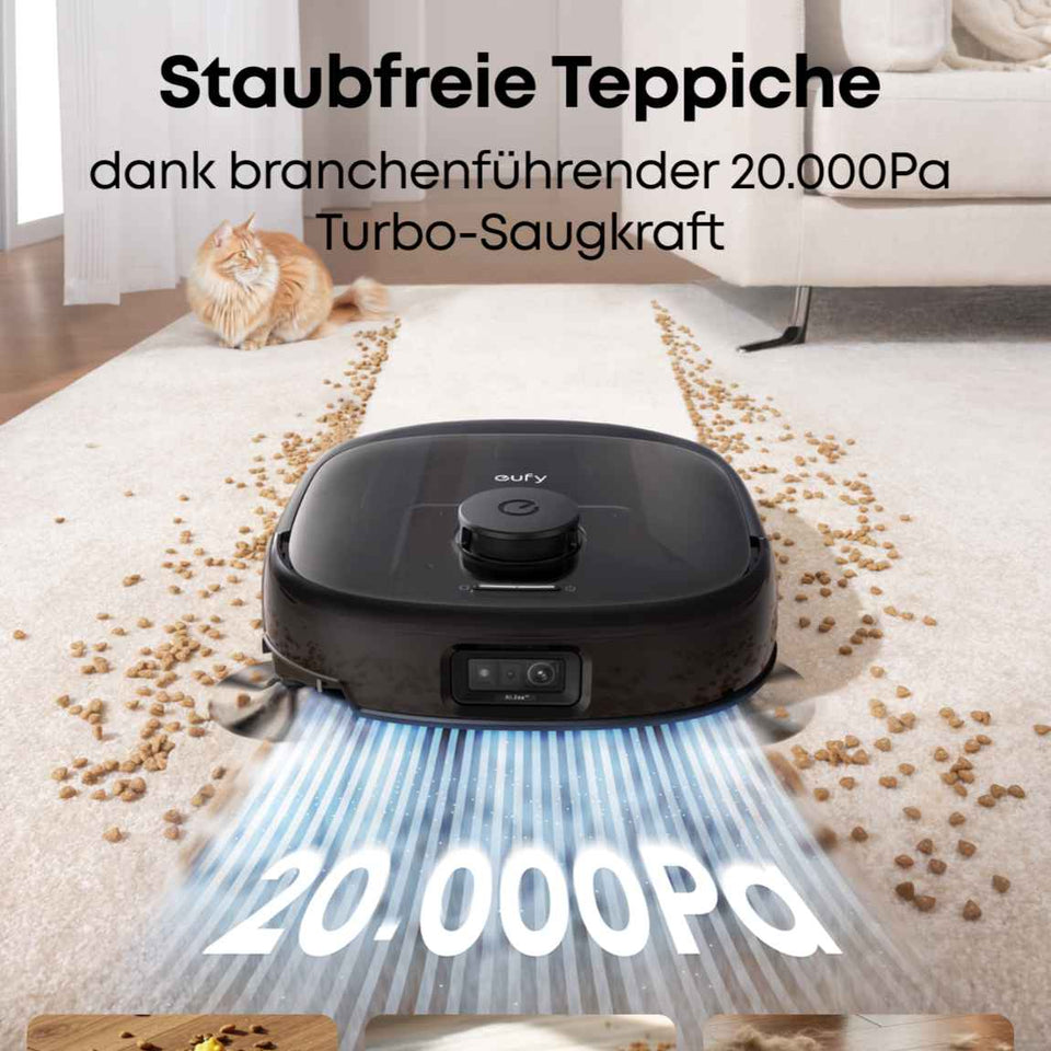 eufy Robot Vacuum Omni E25 - Saug- und Wischroboter mit All-in-One-Station