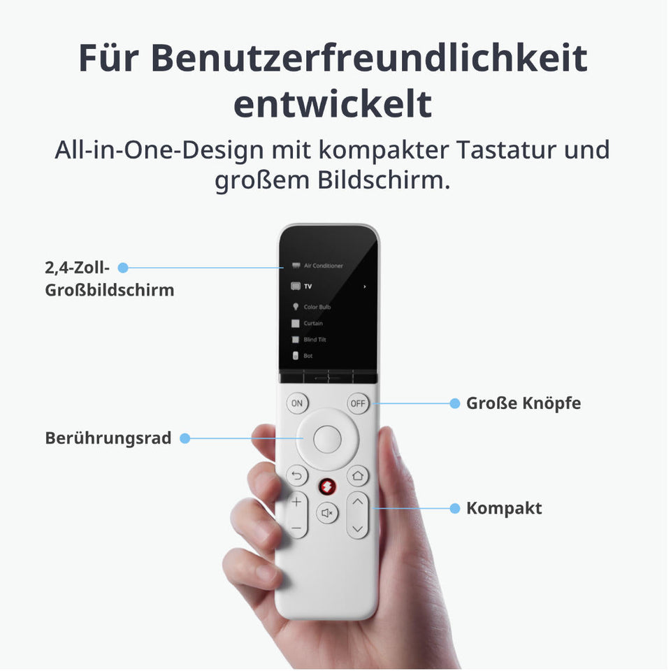SwitchBot Universal Remote - All-in-One smarte Fernbedienung