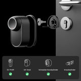 SwitchBot Smart Lock Ultra + Hub Mini Matter + Keypad Vision + NFC Card - 3er-Set