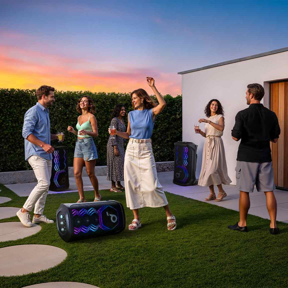 Soundcore Rave 3S + gratis eufy Zimmer Stehlampe E10 - Zimmer Stehleuchte