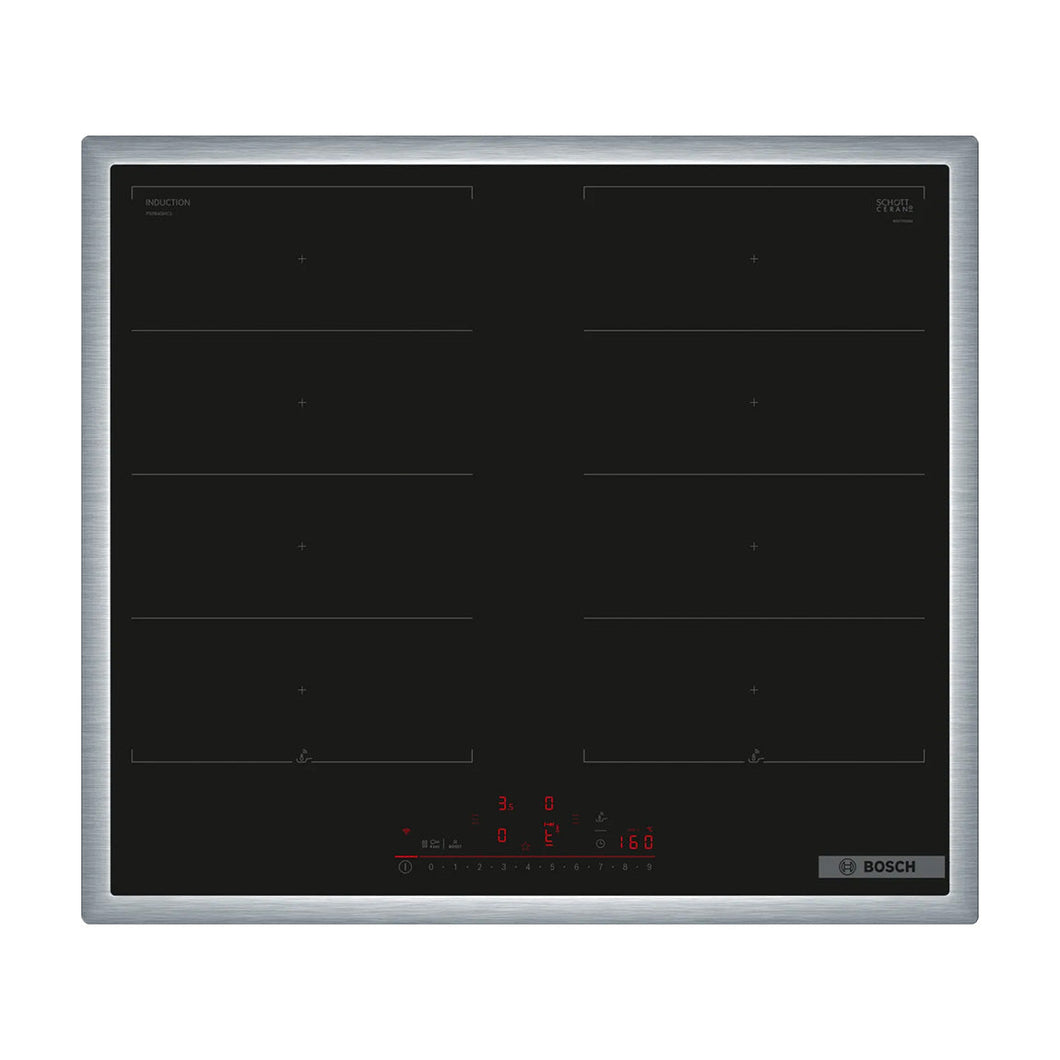 Bosch PXX645HC1E Serie 6 Induktionskochfeld 60 cm mit Rahmen aufliegend