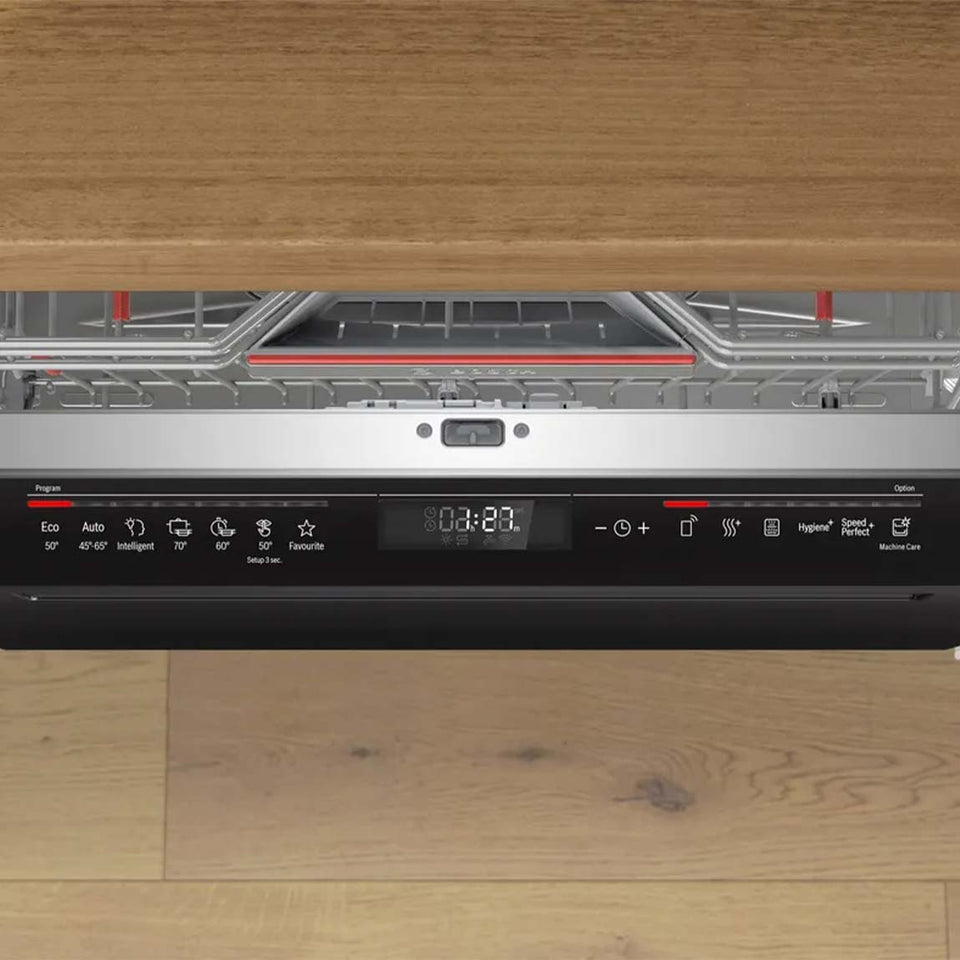 Bosch SMP6ZCC71S Serie 6 Unterbau-Geschirrspüler 60 cm - Gebürsteter schwarzer Stahl mit Anti-Fingerprint