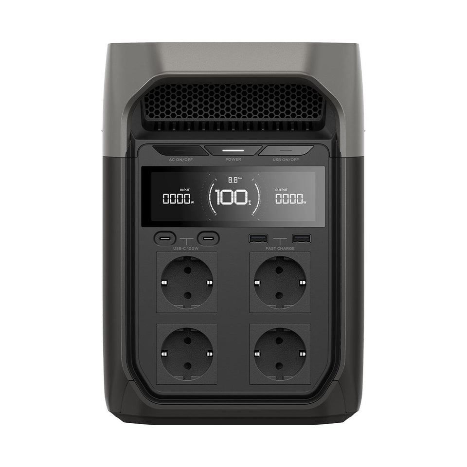 EcoFlow DELTA 3 - Tragbare Powerstation (0% MwSt. für PV)