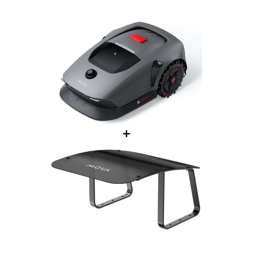 MOVA 1000 - Mähroboter ohne Begrenzungsdraht + Garage