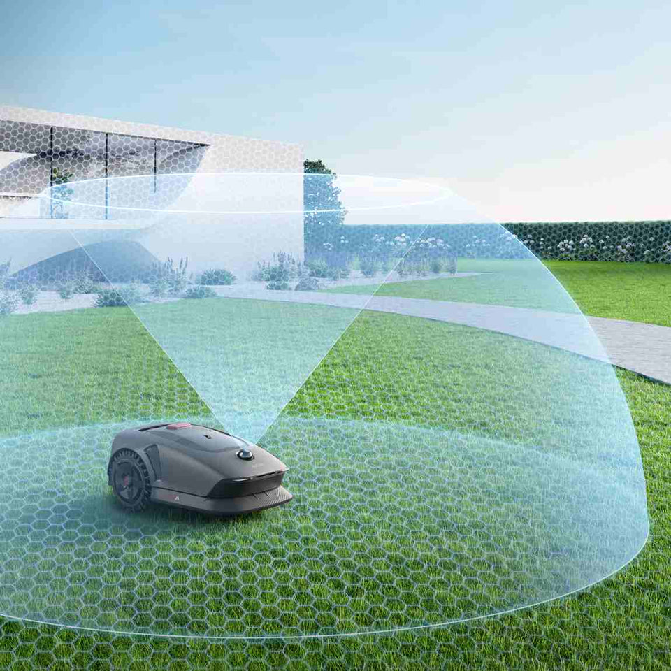 MOVA 1000 - Mähroboter ohne Begrenzungsdraht + Garage