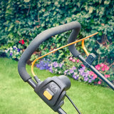 LawnMaster MEB1840M Elektrischer Rasenmäher, 1800 W, 40 cm Schnittbreite, 6-stufige Schnitthöhenverstellung 20–70 mm, 42 l Fangkorb