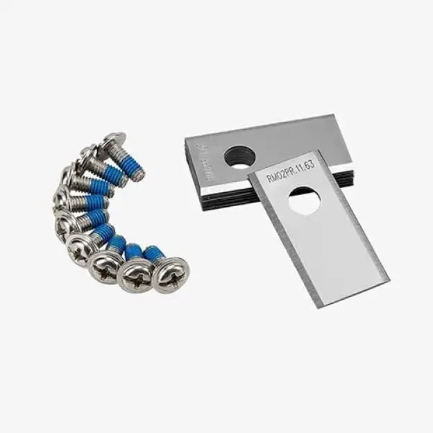 Lawnmaster Silbernes Messer für VBRM16 Roboter-Rasenmäher, Ersatzmesser für Rasenmäher, Insgesamt 15 Messer, 5 komplette Ersatzmesser