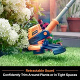 LawnMaster OcuMow? Robotermäher mit kabellosem 24V MAX 10 Zoll Rasentrimmer-Kombiset, optische Navigation, automatische Hindernisvermeidung, präziser Schnitt