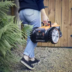 VBRM16 OcuMow kabelloser Rasenmäher für bis zu 150 m², selbstfahrender Rasenmäher-Roboter mit Hinderniserkennung, Lärmarm Robotic Rasenmäher ohne Begrenzungskabel