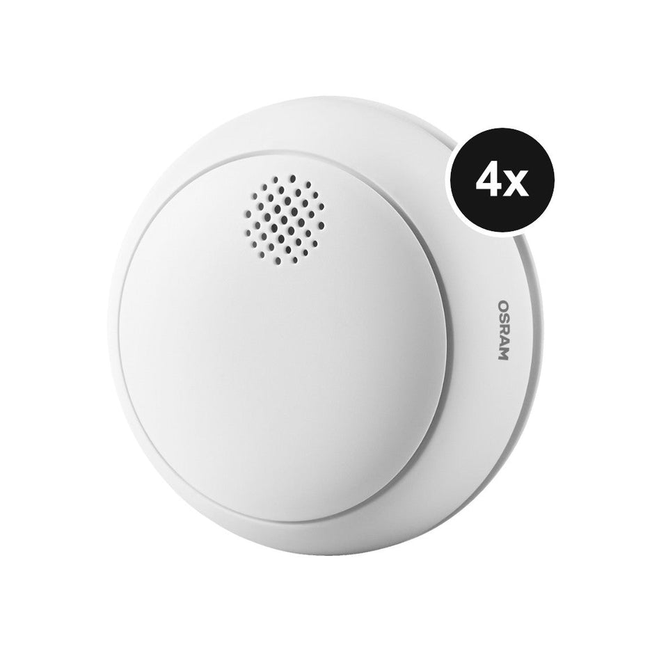 OSRAM Smart WIFI Smoke Detector - 4er-Set