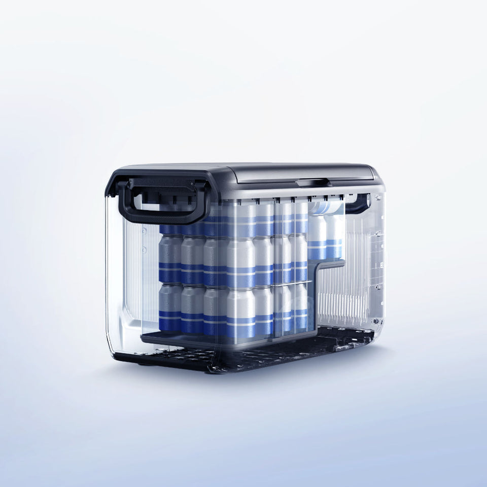 EcoFlow GLACIER Classic 55L - Tragbarer Kühl- und Gefrierschrank