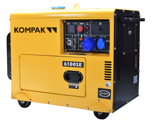 KOMPAK 5500 Watt Diesel 6100SE Stromaggregat Stromerzeuger