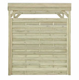 Holzunterstand / Überdachung 01, aus Kiefernholz, kesseldruckimprägniert - Außenmaße: 203 x 199 x 230 cm (B x T x H)