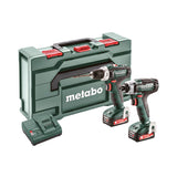 Metabo 685166000 12V Akku-Combo-Set mit 2x 2 Ah Akkus, Ladegerät und Koffer