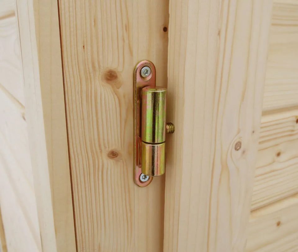 Gartenhaus Koblenz 01 inkl. Fußboden, Naturbelassen - 19 mm Elementgartenhaus, Nutzfläche: 5,9 m²