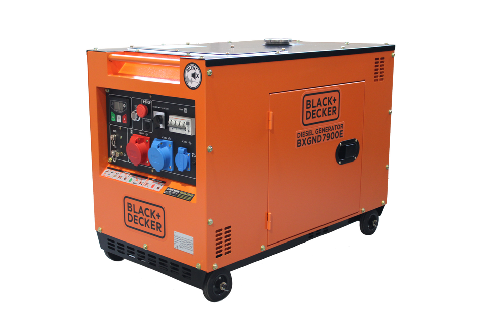 Black + Decker Full Power 8 kVA Diesel BXGND7900E 230&400 V Stromaggregat