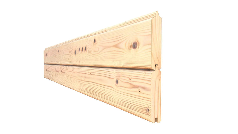 Gartenhaus Koblenz 01 inkl. Fußboden, Naturbelassen - 19 mm Elementgartenhaus, Nutzfläche: 5,9 m²