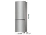 GORENJE NRK61CS2XL4 Kühlgefrierkombination (C, 300 l, 1850 mm hoch, Silber)