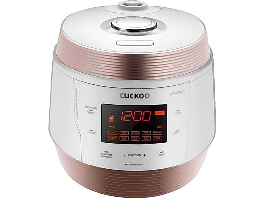 CUCKOO CMC-QSB501S Multikocher (1150 Watt, Peachgold/Weiß)