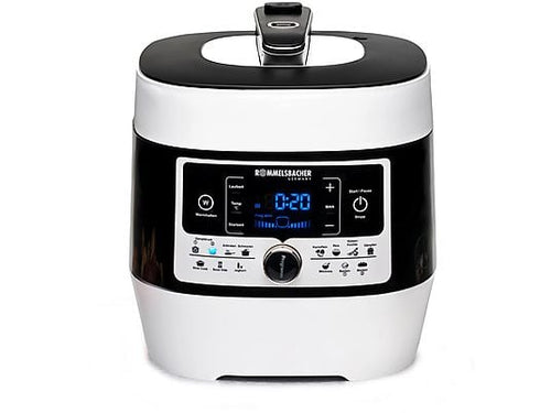 ROMMELSBACHER MD 1000 MULTI DAMPFDRUCKTOPF Multikocher Weiß/Schwarz (Rührschüsselkapazität: 4 l, 1000 Watt)