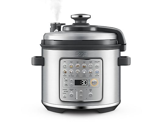 SAGE SPR680BSS2EEU1 THE FAST SLOW GO EDELSTAHL Multikocher Gebürsteter Edelstahl (1100 Watt)