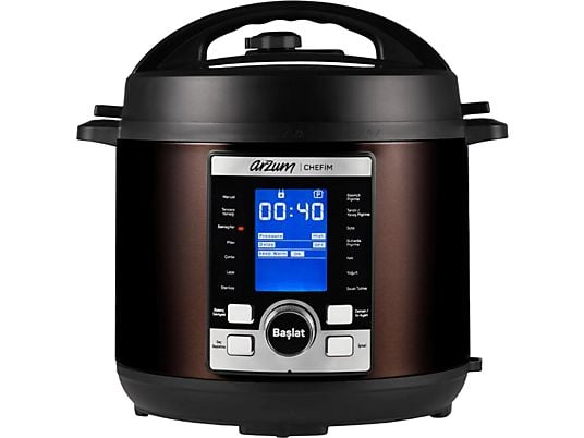 ARZUM AR2055 Dampfkochtopf Kochtopf Edelstahl