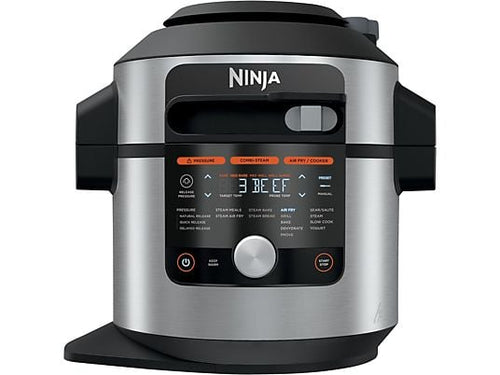 NINJA OL750EU Multikocher Stainless Steel/Black (Rührschüsselkapazität: 7,5 l, 1760 Watt)