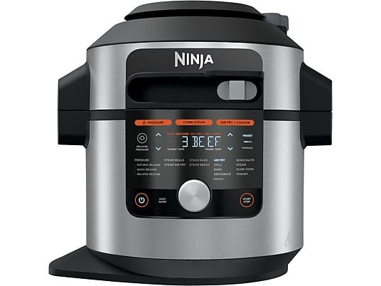 NINJA OL750EU Multikocher Stainless Steel/Black (Rührschüsselkapazität: 7,5 l, 1760 Watt)