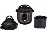 INSTANT POT Duo Crisp 11-in-1 7,6L Multikocher Schwarzer Edelstahl (Rührschüsselkapazität: 8 l, 1500 Watt)