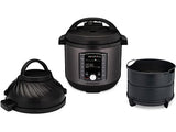 INSTANT POT Duo Crisp 11-in-1 7,6L Multikocher Schwarzer Edelstahl (Rührschüsselkapazität: 8 l, 1500 Watt)