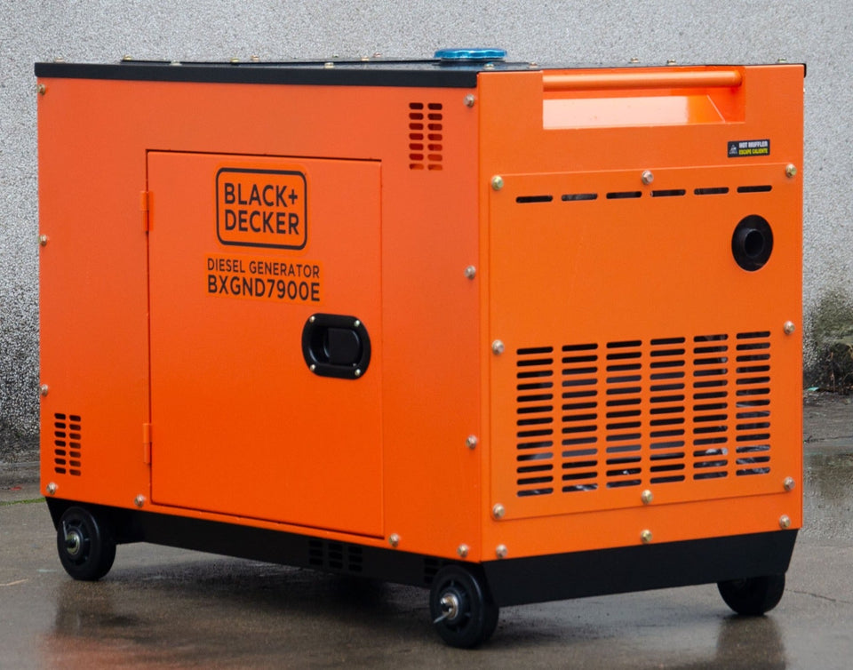 Black + Decker 6300 Watt Diesel BXGND6300E 230V Stromerzeuger Stromaggregat