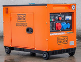 Black + Decker Full Power 8 kVA Diesel BXGND7900E 230&400 V Stromaggregat