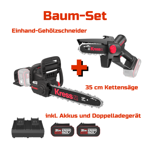 Baum-Set mit 2 Kettensägen