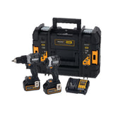 DeWalt DCK200MM2T-QW 18V Akku-Kombopack DCD85M u. DCF85M, inkl. 2 x Akkus (18 Volt / 4Ah) und Ladegerät