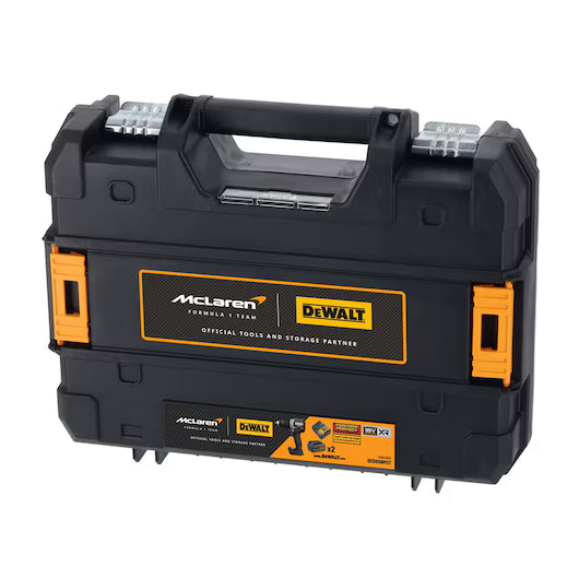 DeWalt x McLaren 18V Akku-Schlagbohrschrauber mit 2x 5Ah Akku und Schnellladegerät und Koffer