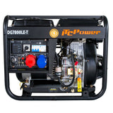 ITC POWER Full Power 8 kVA Diesel DG7800LE-T 230&400 V Stromaggregat Stromerzeuger