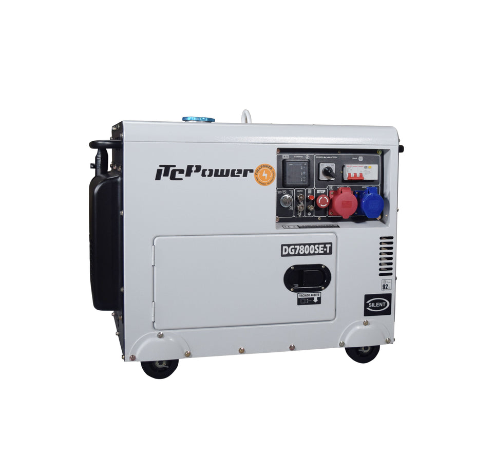 ITC POWER Full Power 8 kVA Diesel DG7800SE-T 230&400 Stromaggregat Stromerzeuger