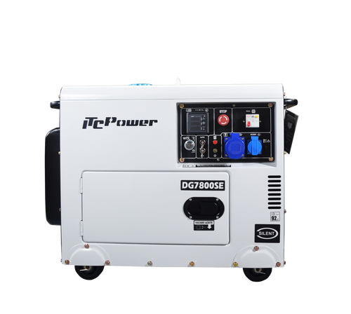 ITC POWER 6300 Watt Diesel DG7800SE Stromaggregat Stromerzeuger