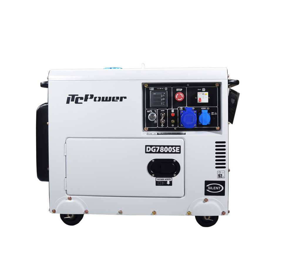 ITC POWER 6300 Watt Diesel DG7800SE Stromaggregat Stromerzeuger