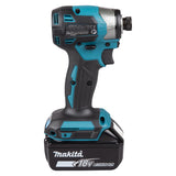 Makita DLX2528TJ 18V LXT Combo Kit mit DHP489 Schlagbohrschrauber, DTD173 Schlagschrauber, 2 x 5 Ah Akkus, Ladegerät und Koffer.