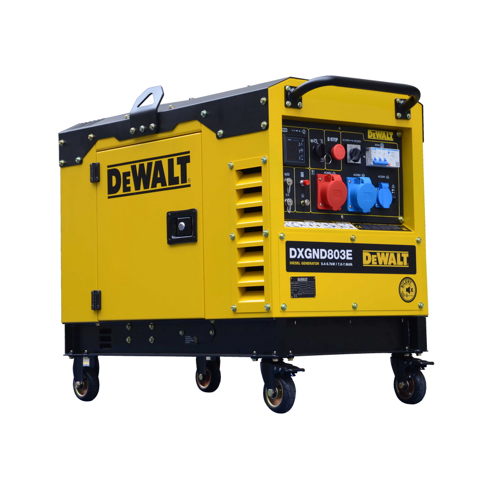 DeWalt Stromerzeuger 7,9 kVA Diesel DXGND803E Stromaggregat