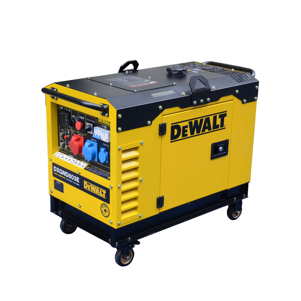 DeWalt Stromerzeuger 7,9 kVA Diesel DXGND803E Stromaggregat