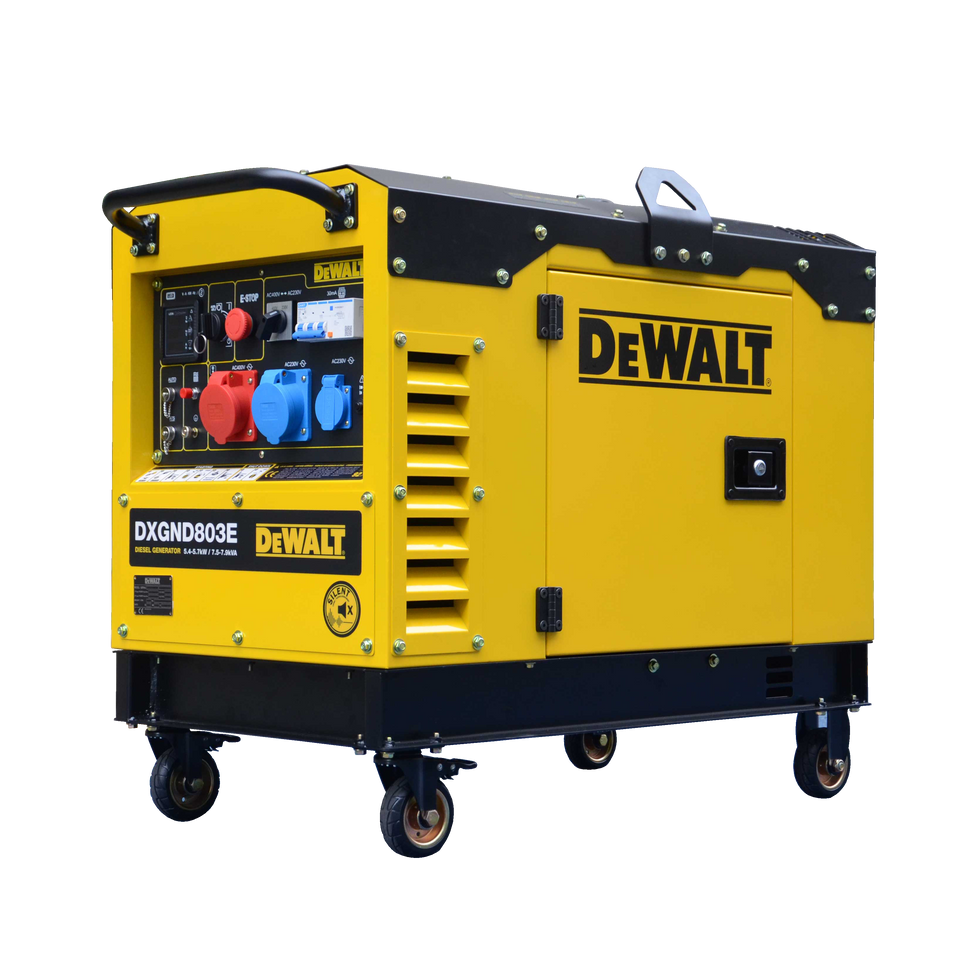 DeWalt Stromerzeuger 7,9 kVA Diesel DXGND803E Stromaggregat