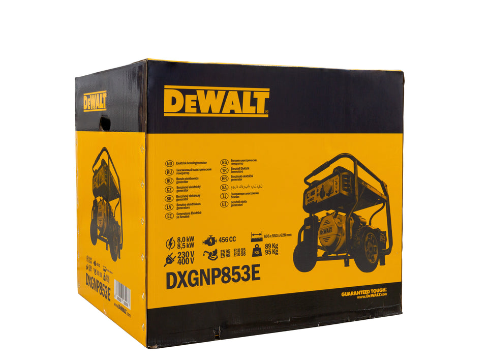DeWalt Stromerzeuger 10,6 kVA Benziner DXGNP853E Stromaggregat 230 V & 400 V
