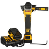 DeWalt 18V Akku-Winkelschleifer mit 2x 5Ah Akku und Schnellladegerät